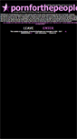 Mobile Screenshot of pornforthepeople.com